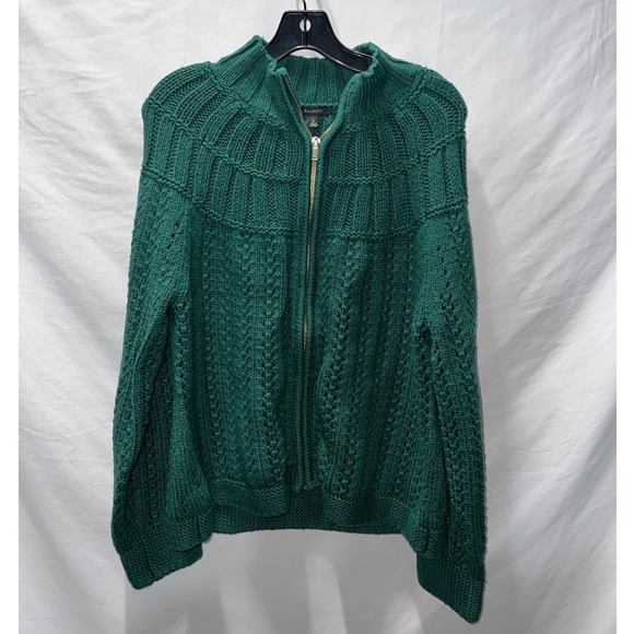 Talbots Sweaters - Talbots Women's XL Green Thick Chunky Knit Sweater